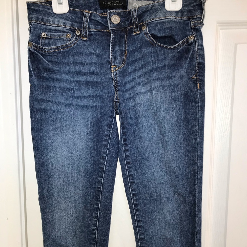 Girls blue jeans